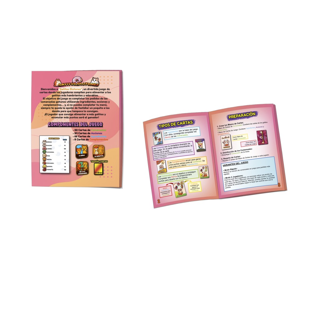 Gatitos Glotones, juego de cartas familiar y caótico, 20 minutos, desde 8 años