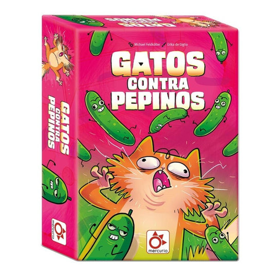 Gatos contra pepinos - Juego de mesa - Mercurio - 3-6 jugadores - 8+ años - 20 min