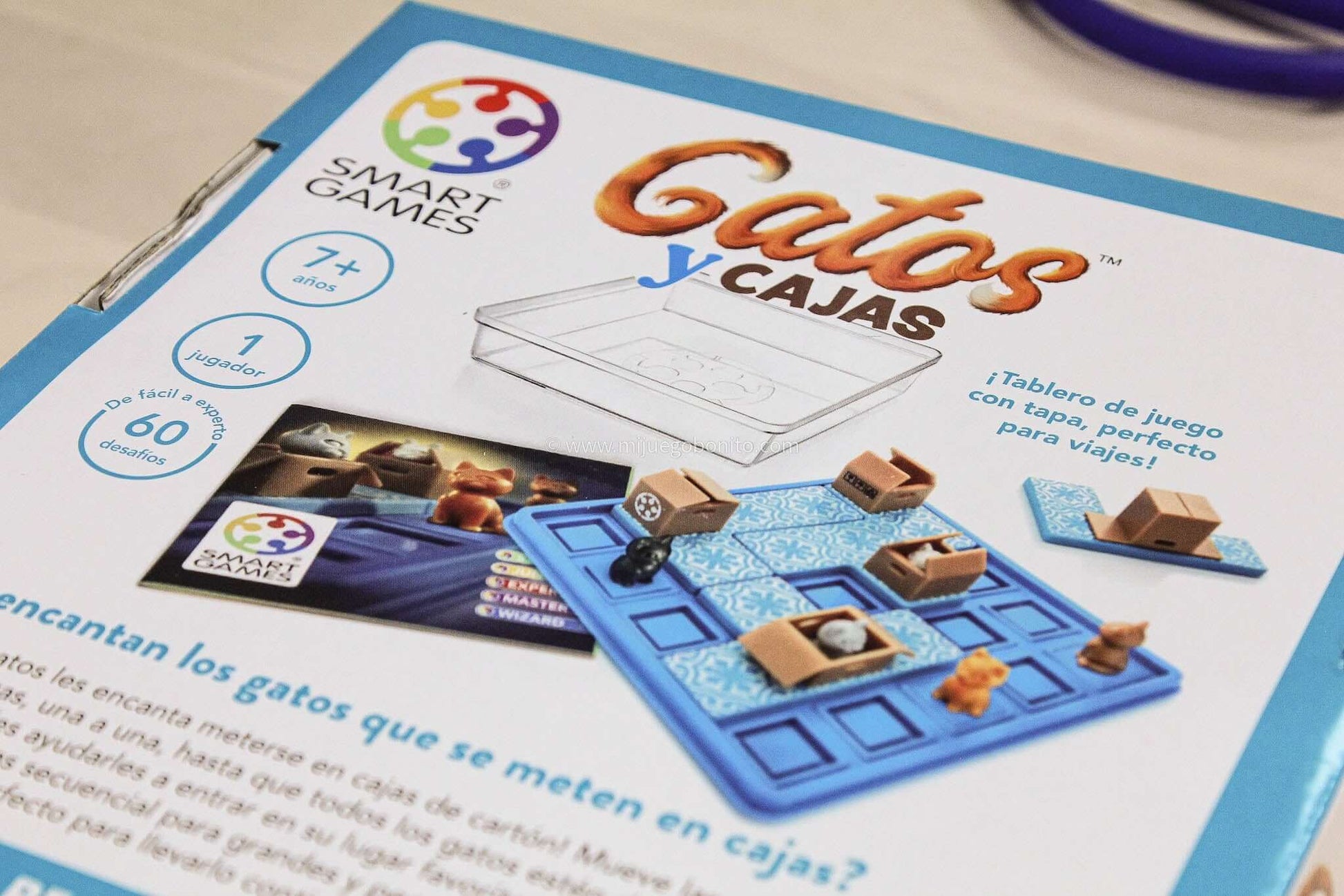 Gatos y Cajas - Juego de mesa - SMART GAMES - Desde 7 años