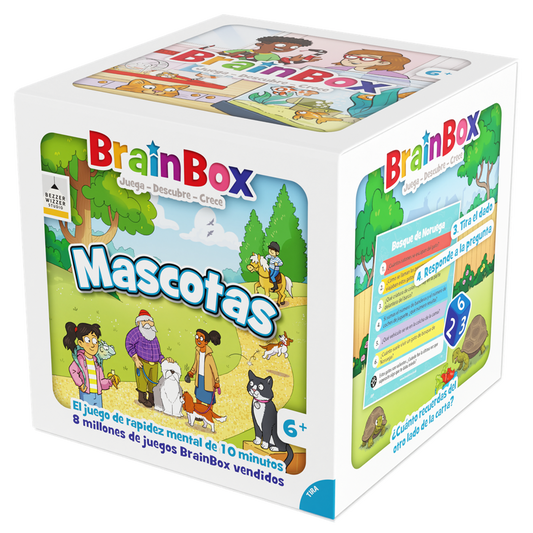 Brainbox Mascotas - Juego de mesa - Asmodee - Desde 5 años