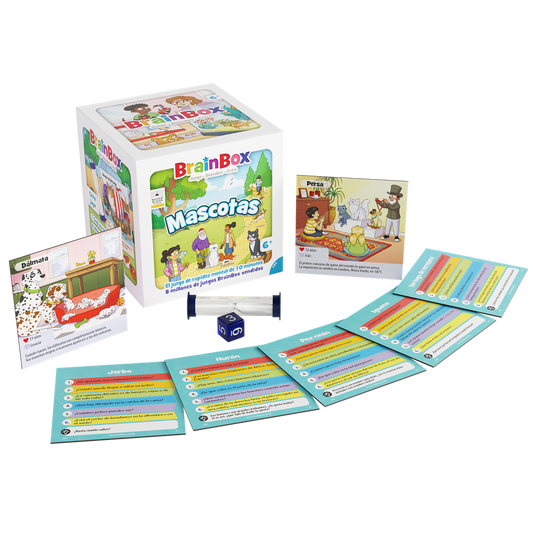 Brainbox Mascotas - Juego de mesa - Asmodee - Desde 5 años