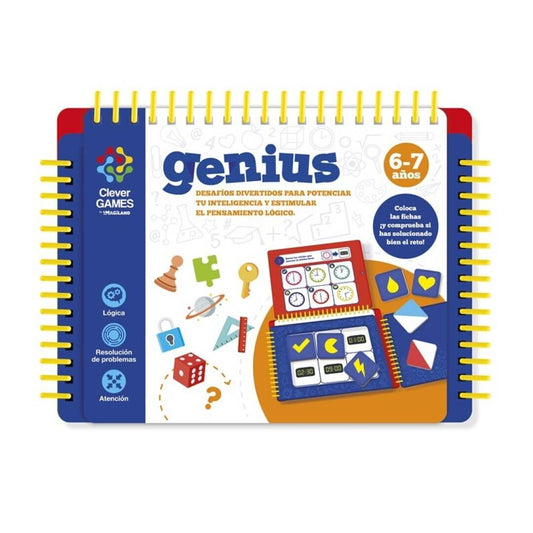 CLEVER GAMES GENIUS 6-7 AÑOS | Retos y desafios lógicos Educational Toys