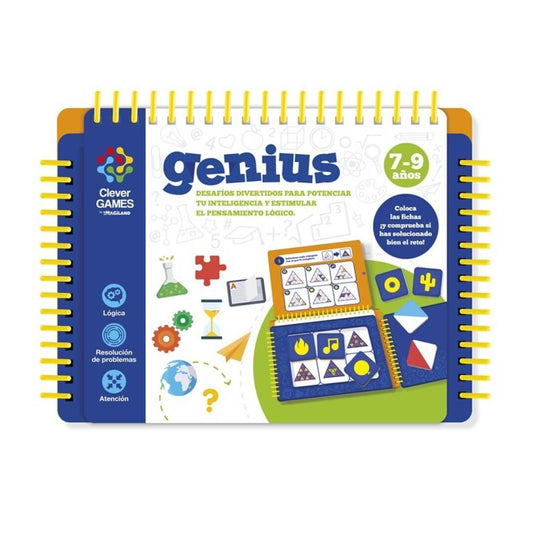 CLEVER GAMES GENIUS 7-9 AÑOS | Retos y desafios lógicos Educational Toys
