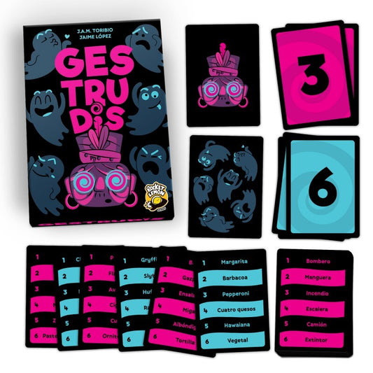 Gestrudis - Juego de mesa - ROCKET LEMON- Desde 9 o más años Board Games