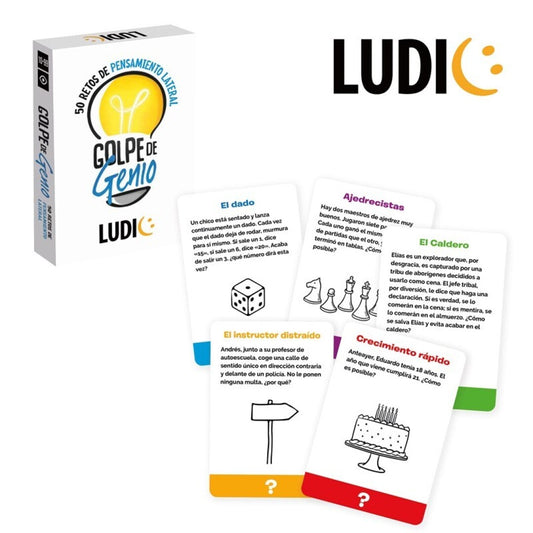 Golpe de Genio - Juego de mesa - Ludilo - 1+ jugadores - 10+ años - 30 min