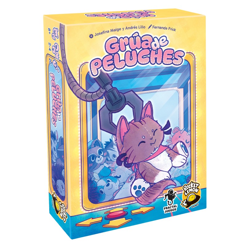 Grúa de Peluches - Juego de mesa - Rocket Lemon - 8+ años - 2 a 4 jugadores