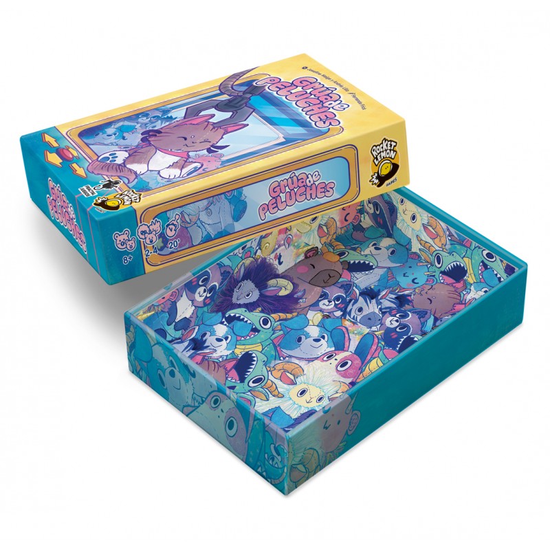 Grúa de Peluches - Juego de mesa - Rocket Lemon - 8+ años - 2 a 4 jugadores