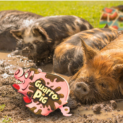 Guarro Pig – Juego de cartas rápido con cerdos, barro y mucho pique familiar · 6+ años · 2-4 jugadores · 10-15 min · Mercurio