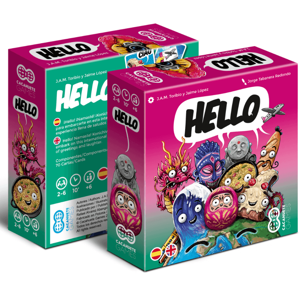 Hello - Juego de mesa - Cacahuete Games - Desde 6 años Board Games