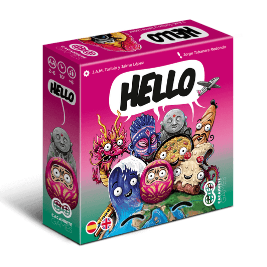 Hello - Juego de mesa - Cacahuete Games - Desde 6 años Board Games