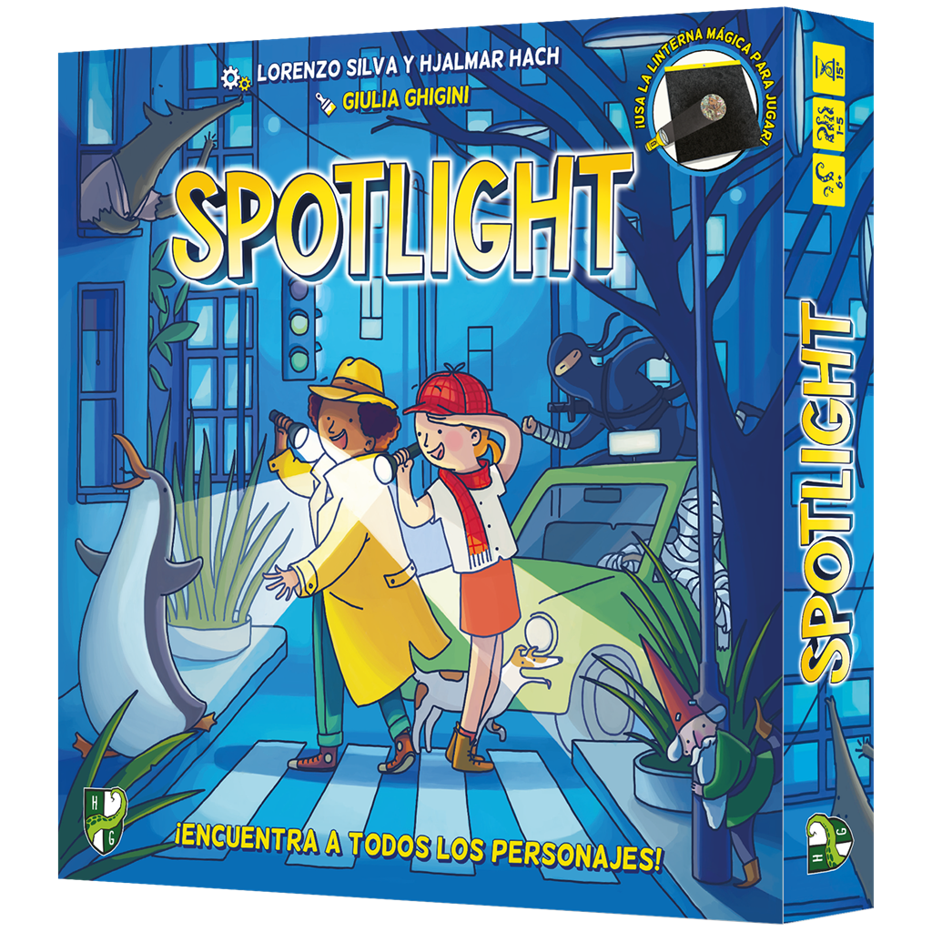 Spotlight  - Juego de observación  - Asmodee - Desde 6 años - 1 a 5  jugadores