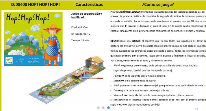 Hop Hop Hop - Juego de mesa desde los 4 años