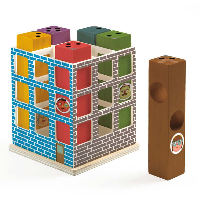 Hotelogic - Juego de mesa - Djeco - Desde 7 años