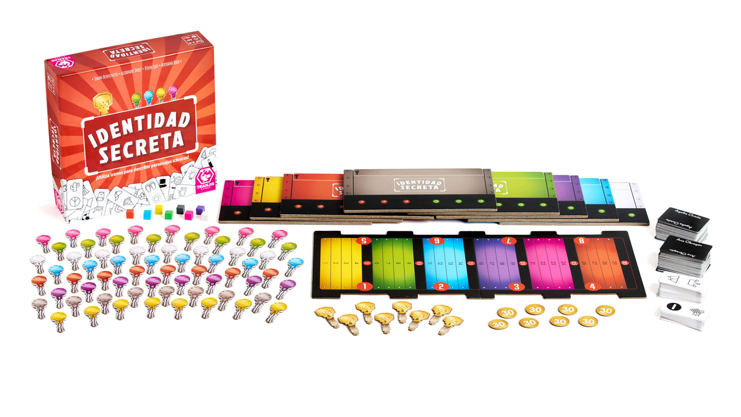 Identidad Secreta - Juego de mesa - Tranjis - +10 años - Desde 9 o más años