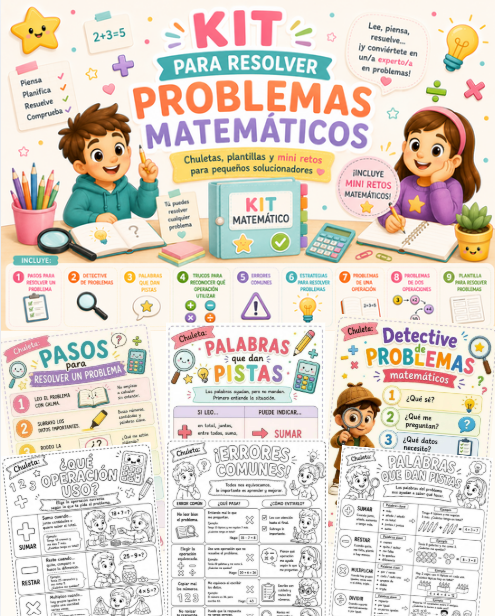 KIT PARA RESOLVER PROBLEMAS MATEMÁTICOS | Ladycraft