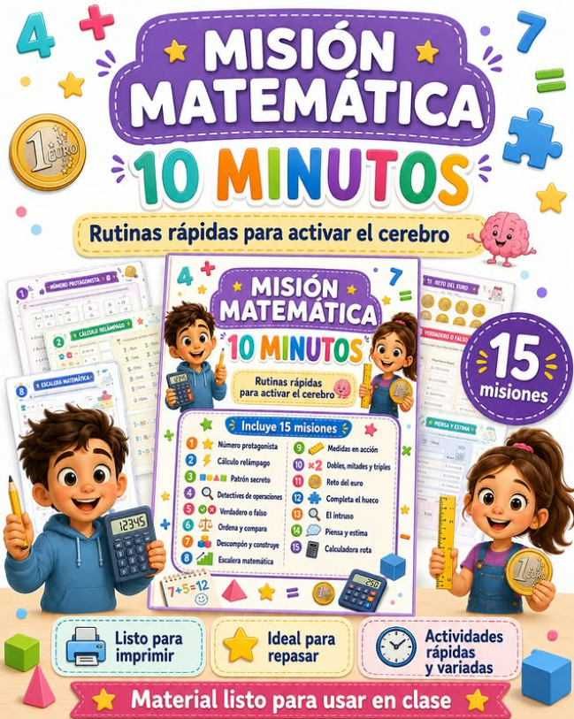 MISIONES MATEMÁTICAS 10 MINUTOS  | Ladycraft