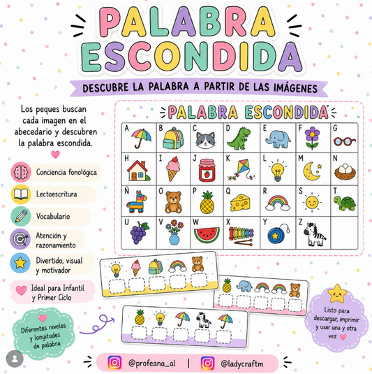 ✨PALABRA ESCONDIDA✨  | Ladycraft
