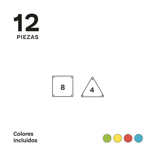 Braintoys Imanix 12 piezas (2023) Building Toys