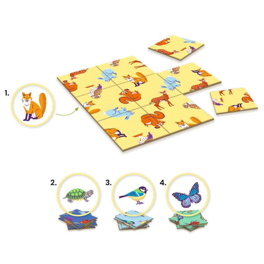 Impossible Animo - Juego de lógica - Djeco - Desde 6 años Board Games