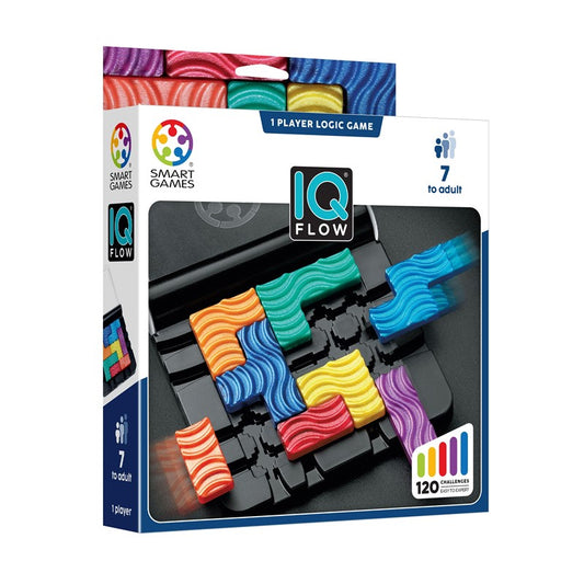 IQ FLOW - Juego de mesa - SmartGames - 1 jugador - 7+ años - 10 min