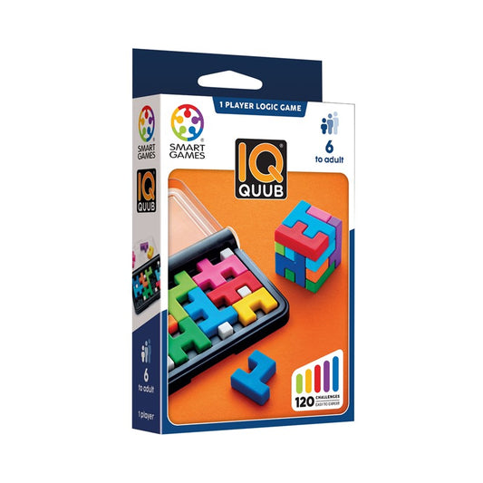 IQ QUUB - Juego de mesa - SmartGames - 1 jugador - 6+ años - 10 min