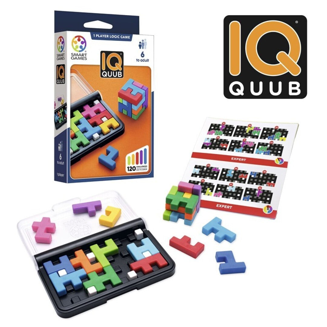 IQ QUUB - Juego de mesa - SmartGames - 1 jugador - 6+ años - 10 min