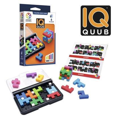 IQ QUUB - Juego de mesa - SmartGames - 1 jugador - 6+ años - 10 min