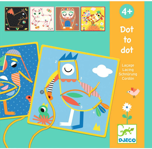 Educativos Dot-to-dot cordón | 4+ años | Djeco