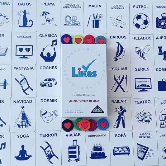 Likes - Juego de mesa - Akasha 13 - Desde 8 años Board Games