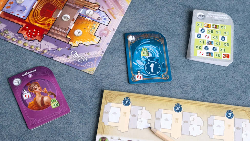 Kronologic: París 1920 - Juego de mesa lógica y deducción - Tranjis - Desde 10 años - De 1 a 4 jugadores