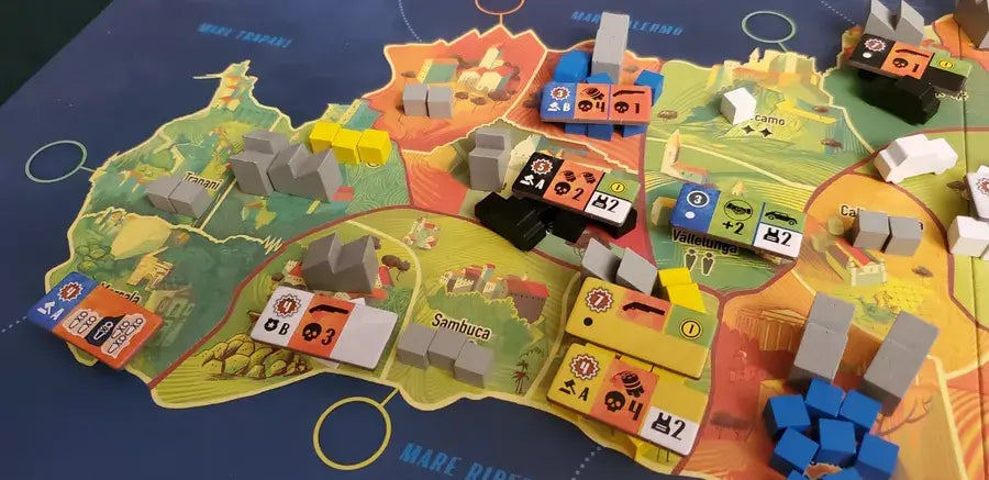 La Famiglia: La Gran Guerra de la Mafia - Juego de mesa - MALDITO GAMES - Desde 16 años - 4 jugadores