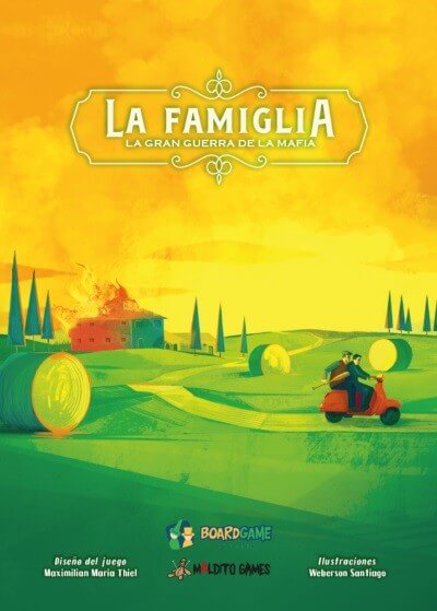 La Famiglia: La Gran Guerra de la Mafia - Juego de mesa - MALDITO GAMES - Desde 16 años - 4 jugadores
