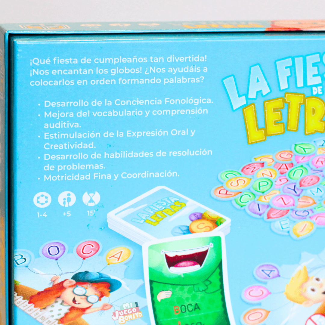 La Fiesta de las Letras – Letras, sonidos y palabras que crecen con ellos – 4–8 años