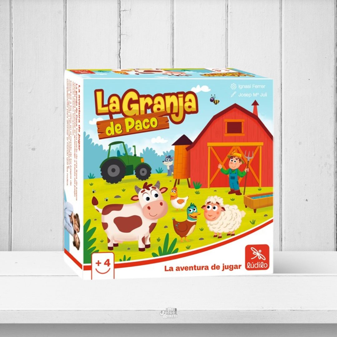 La Granja de Paco - Juego de mesa - Ludilo - 2-4 jugadores - 4+ años - 15 min