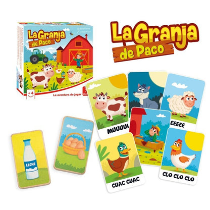 La Granja de Paco - Juego de mesa - Ludilo - 2-4 jugadores - 4+ años - 15 min