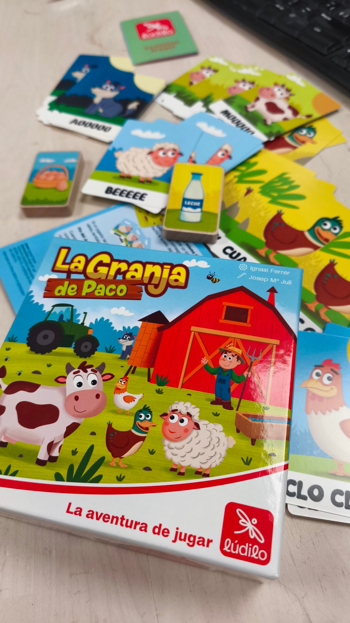 La Granja de Paco - Juego de mesa - Ludilo - 2-4 jugadores - 4+ años - 15 min