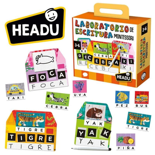 Laboratorio de Escritura Montessori | 3+ Años | Headu (copia) Educational Toys