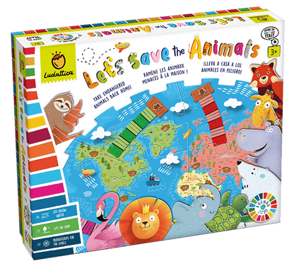 Let’s Save the Animals - Juego de mesa - Ludattica - Desde 3 años