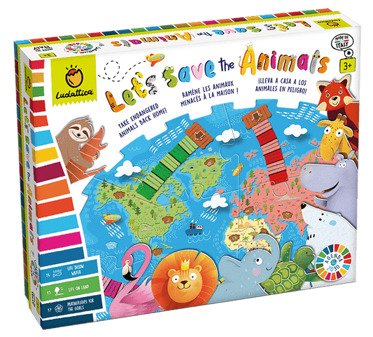 Let’s Save the Animals - Juego de mesa - Ludattica - Desde 3 años