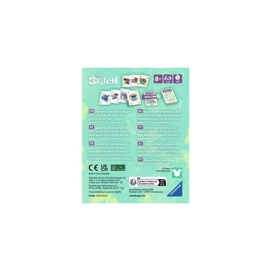 LEVEL 8 DISNEY STITCH - Juego de cartas - Ravensburger - A partir de 8 años - 2 a 6 jugadores