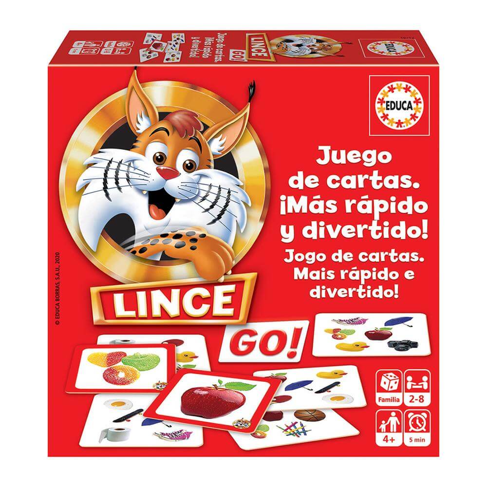 Lince Go ! - Juego de mesa - Educa - Desde 4 años