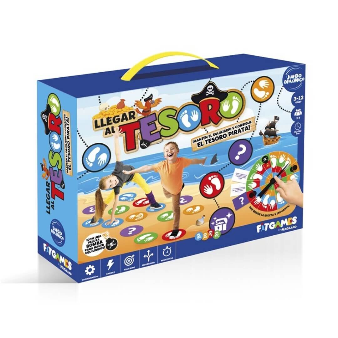 Llegar al Tesoro  - Juego de mesa - Funtastic - De 3 a 12 años - 2 a 5 jugadores