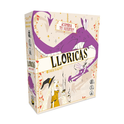 Lloricas - Juego de cartas bazas, lloros y puñaladas  - 3-5 jugadores - +8 años - Rocket Lemon