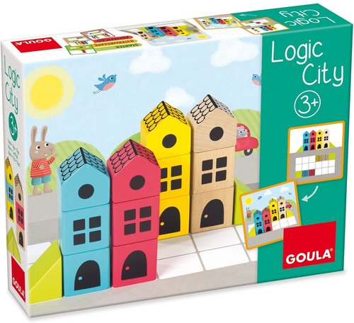 Logic City - Juego de mesa - Goula - 1 jugador - 3+ años - 15-20 min