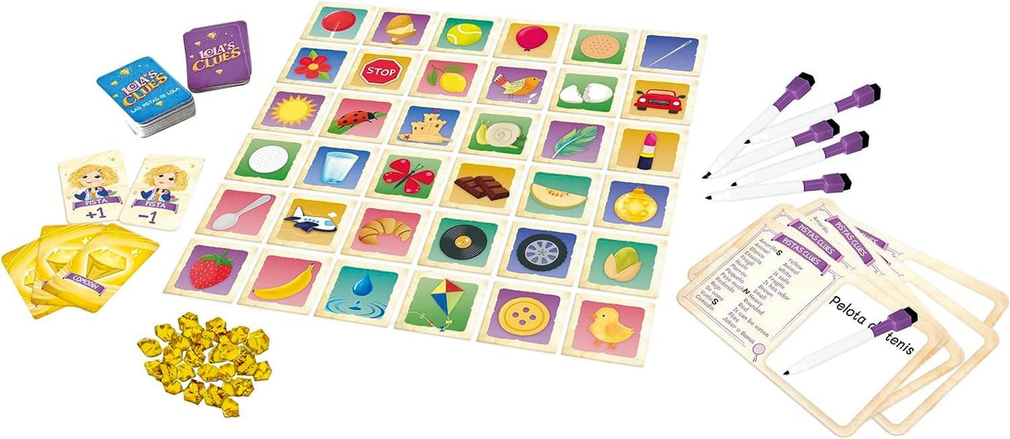 Lolas Clues - Juego de mesa - FALOMIR - Desde 6 años