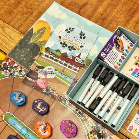 LONG SHOT - Juego de mesa - MALDITO GAMES - Desde 9 o más años Board Games