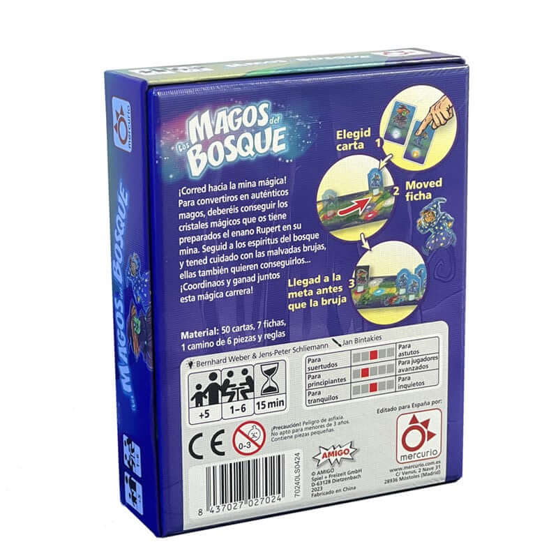 LOS MAGOS DEL BOSQUE - Juego de mesa - Mercurio - Desde 5 años