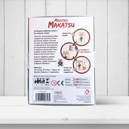 Maestro Makatsu - Juego de mesa - Mercurio - 2-6 jugadores - 8+ años - 20 min