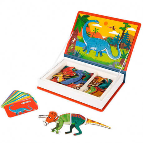 Magnetic book Dinosaurios | +3 años | Janod Educational Toys