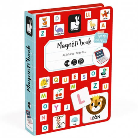 Magnetic book alfabeto castellano | +3 años | Janod Educational Toys
